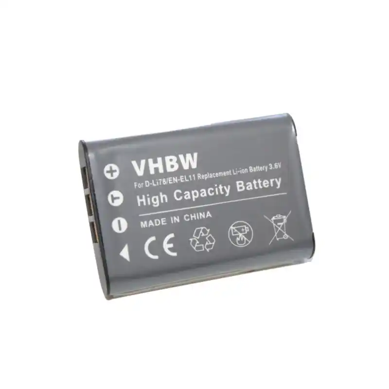 Batteria EN-EL11 per Nikon CoolPix 550 / Pentax Optio L50 / Olympus FE-370, 450 mAh