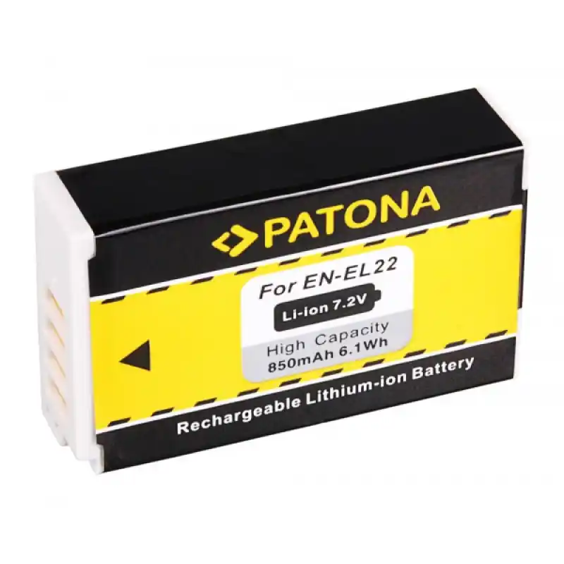 Batteria EN-EL22 per Nikon 1 J4 / Nikon 1 S2, 850 mAh