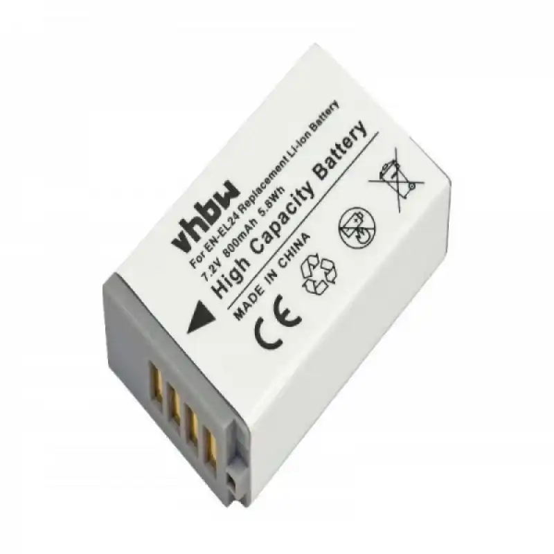 Batteria EN-EL24 per Nikon 1 J5, 800 mAh