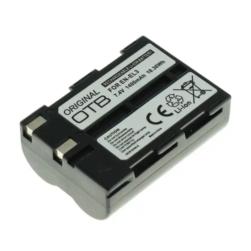 Batteria EN-EL3 per Nikon D50 / D70 / D100, 1400 mAh