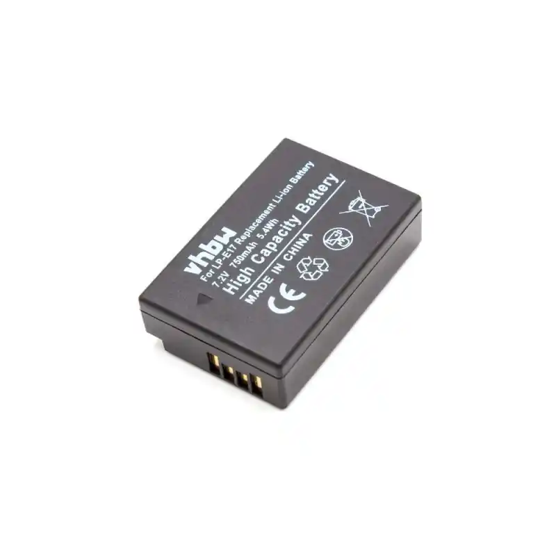 Batteria LP-E17 per Canon EOS 750D / M3 / M5 / M6, parzialmente decodificata, 750 mAh