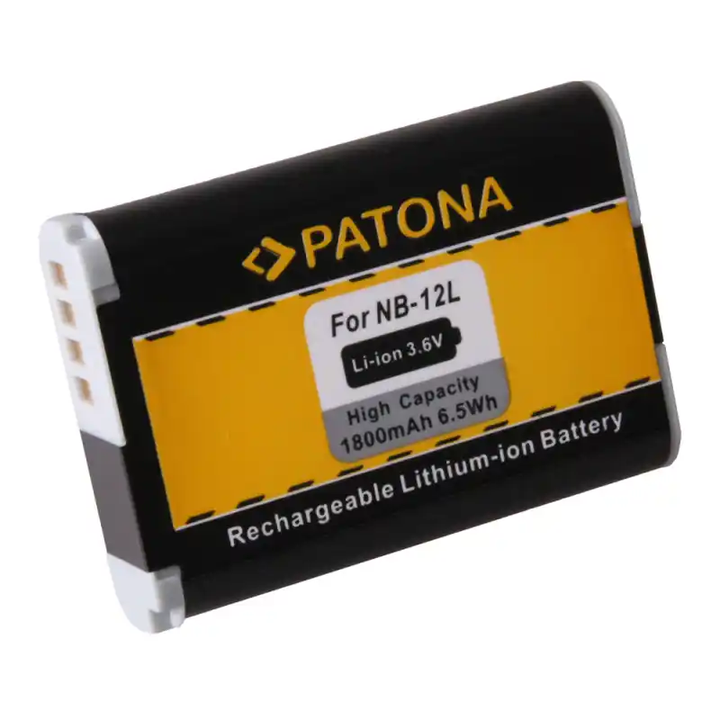 Batteria NB-12L per Canon Legria Mini X / Vivia Mini X / PowerShot G1 X Mark 2, 1800 mAh