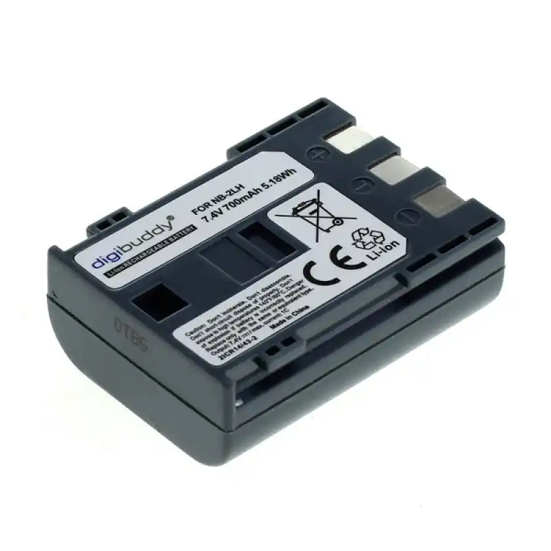 Batteria NB-2L per Canon EOS 350D / 400D / Rebel XTI, 700 mAh