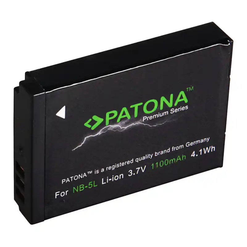 Batteria NB-5L per Canon PowerShot S100 / IXUS 950, 1100 mAh