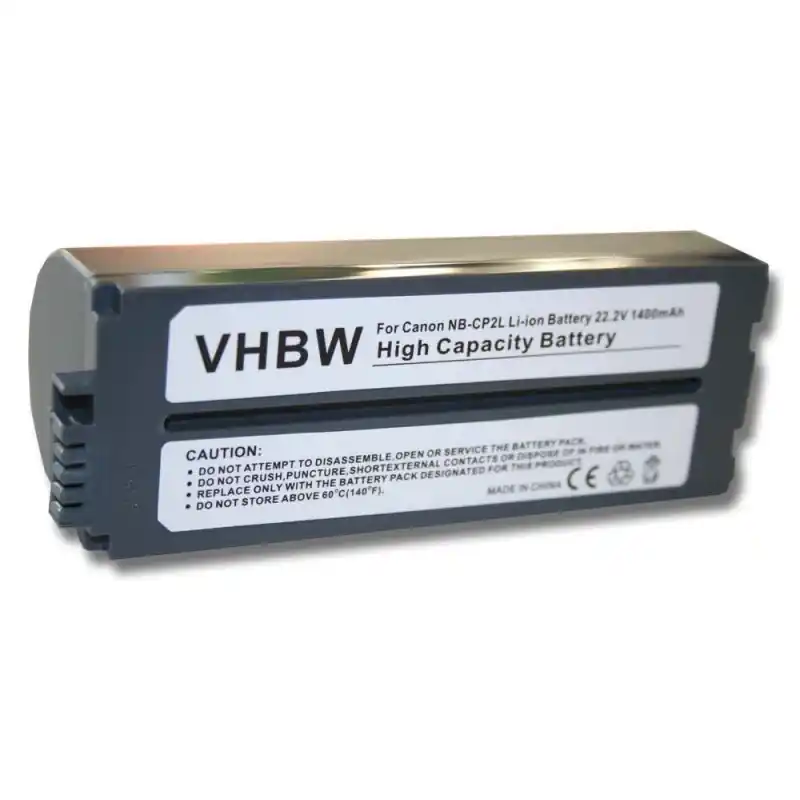 Batteria NB-CP1L / NB-CP2L per Canon Selphy CP-100 / CP-200, 1400 mAh