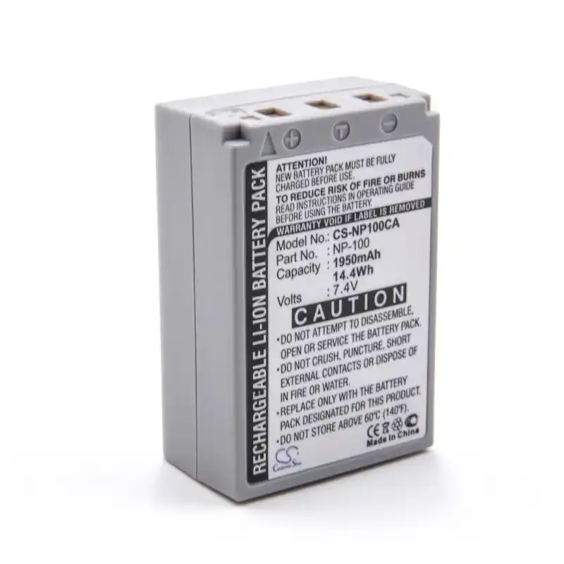 Batteria NP-100 per Casio Exilim Pro EX-F1, 1950 mAh