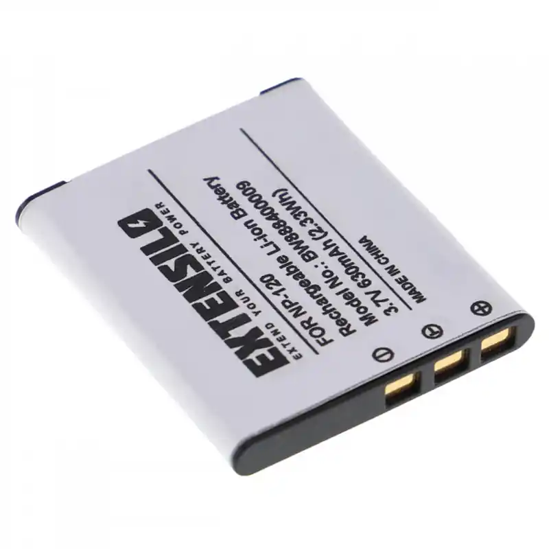Batteria NP-120 per Casio Exilim EX-S200 / EX-ZS10 / EX-ZS30, 630 mAh