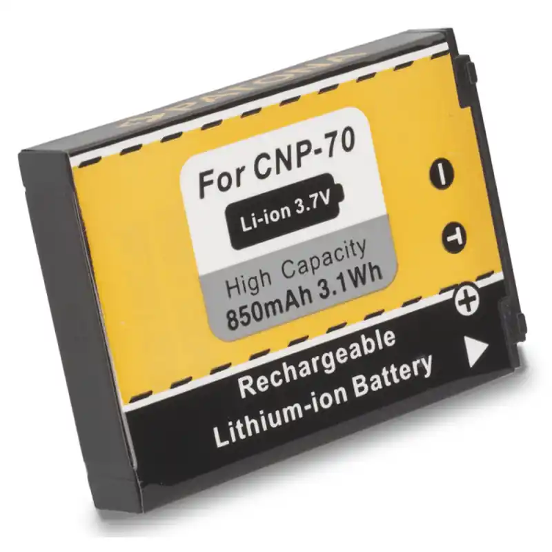 Batteria NP-70 per Casio Exilim EX-Z150 / EX-Z155 / EX-Z250, 850 mAh