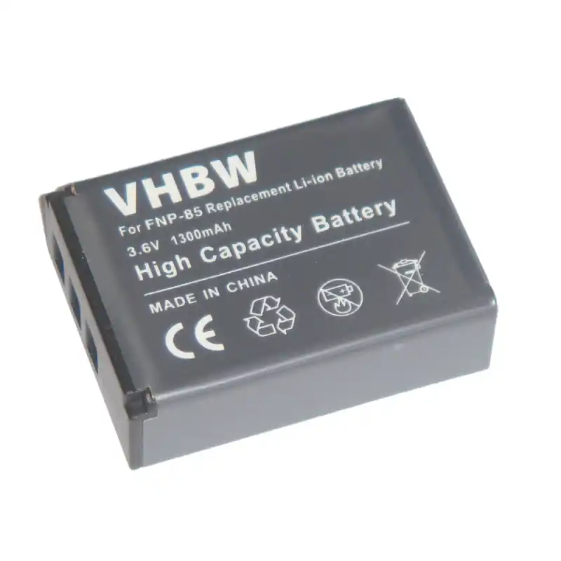 Batteria NP-85 per Fuji Finepix F305 / SL240 / SL1000, 1300 mAh