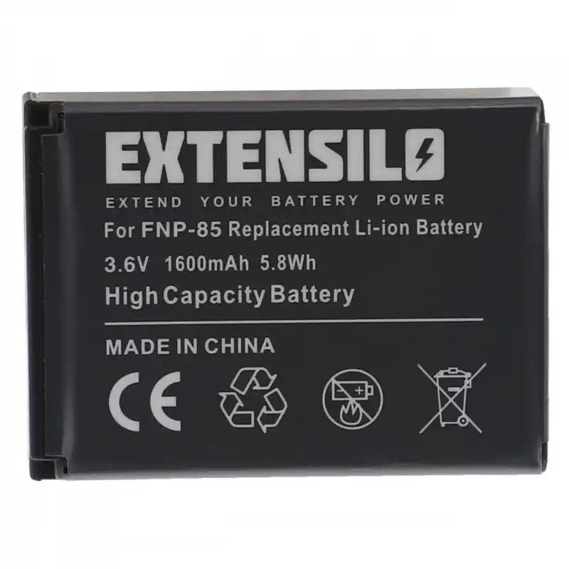 Batteria NP-85 per Fuji Finepix F305 / SL240 / SL1000, 1600 mAh