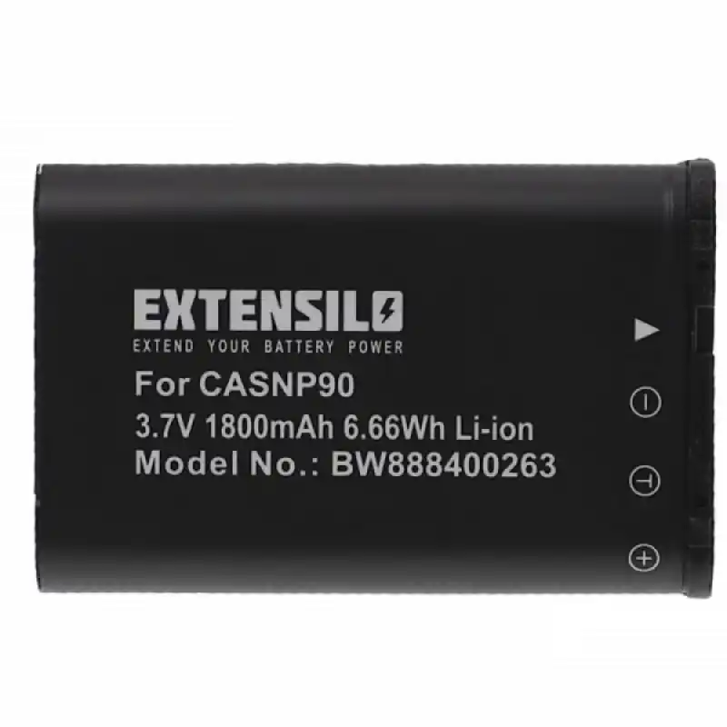 Batteria NP-90 per Casio Exilim EX-H10 / EX-H15 / EX-H20G / EX-FH100, 1800 mAh