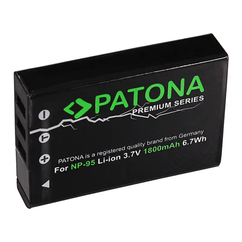 Batteria NP-95 per Fuji Finepix F30 / X30 / X100, 1800 mAh