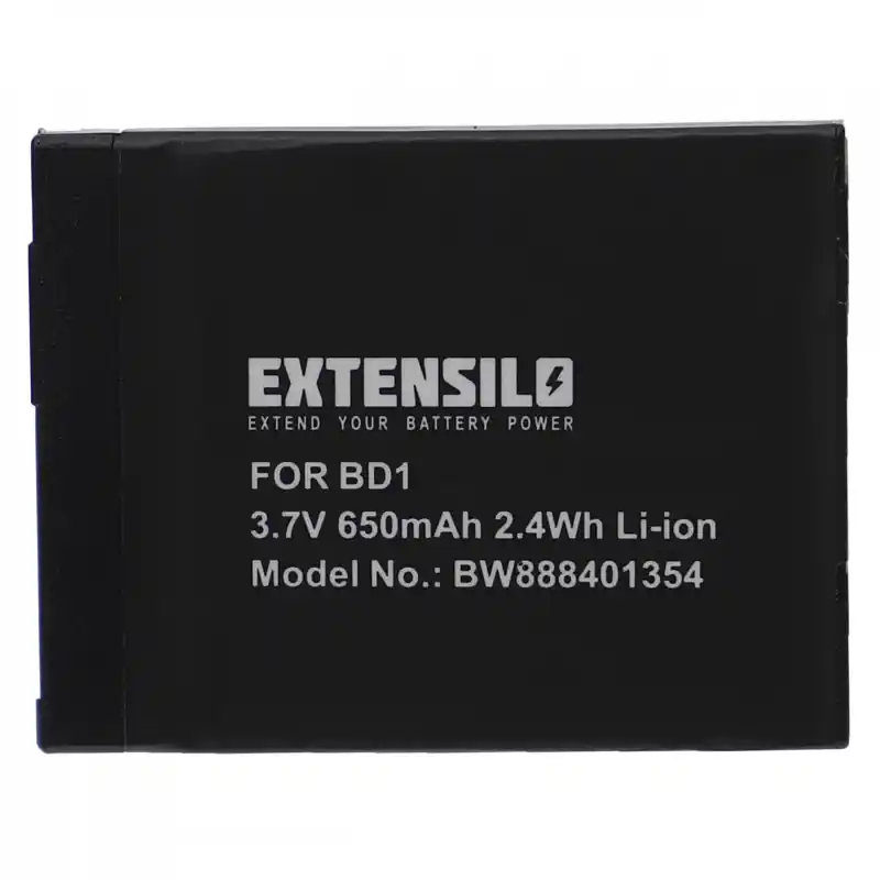 Batteria NP-BD1 per Sony Cybershot DSC-T2 / DSC-T900 / DSC-TX1, 650 mAh