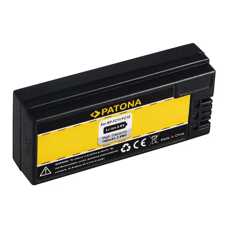 Batteria NP-FC10 / NP-FC11 per Sony DSC-P2 / DSC-P8 / DSC-V1 / DSC-F77, 780 mAh