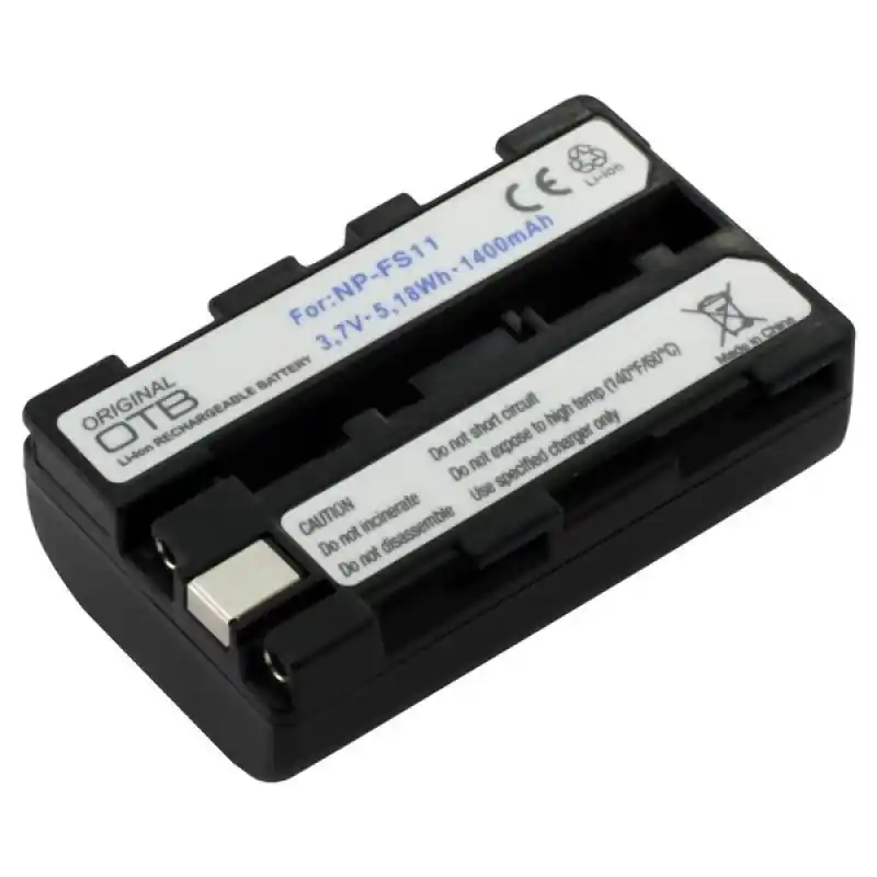 Batteria NP-FS11 per Sony CCD-CR1 / DCR-PC1 / DCR-TRV1VE / DSC-F55V, 1400 mAh