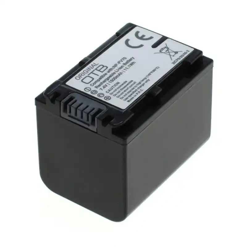 Batteria NP-FV70 per Sony DCR-DVD103 / DCR-DVD105 / DCR-DVD106, 1500 mAh