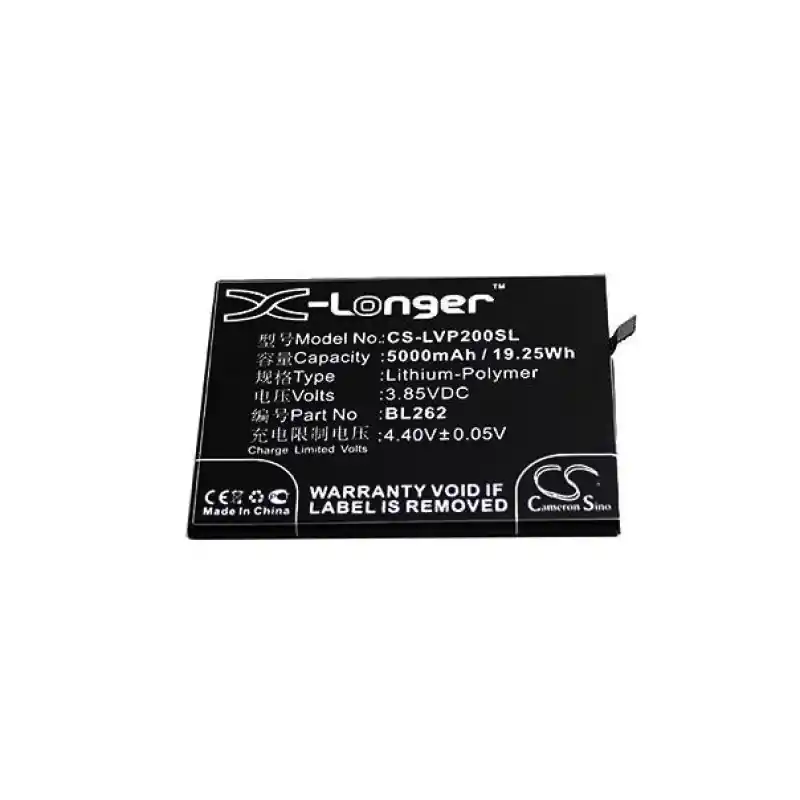 Batteria per Lenovo Vibe P2 / P2 / P2C72, 5000 mAh
