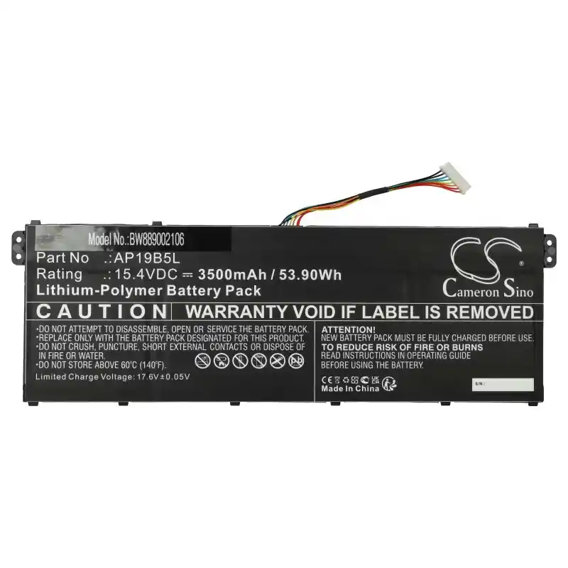 Batteria per Acer Aspire 5 A514 / TravelMate P2 TMP214 / Swift 3 SF314, AP19B5L, 3500 mAh