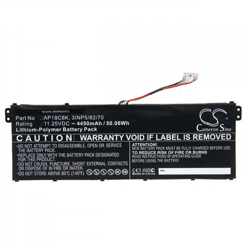 Batteria per Acer Swift 3 SF314 / Aspire 5, AP18C8K, 4450 mAh