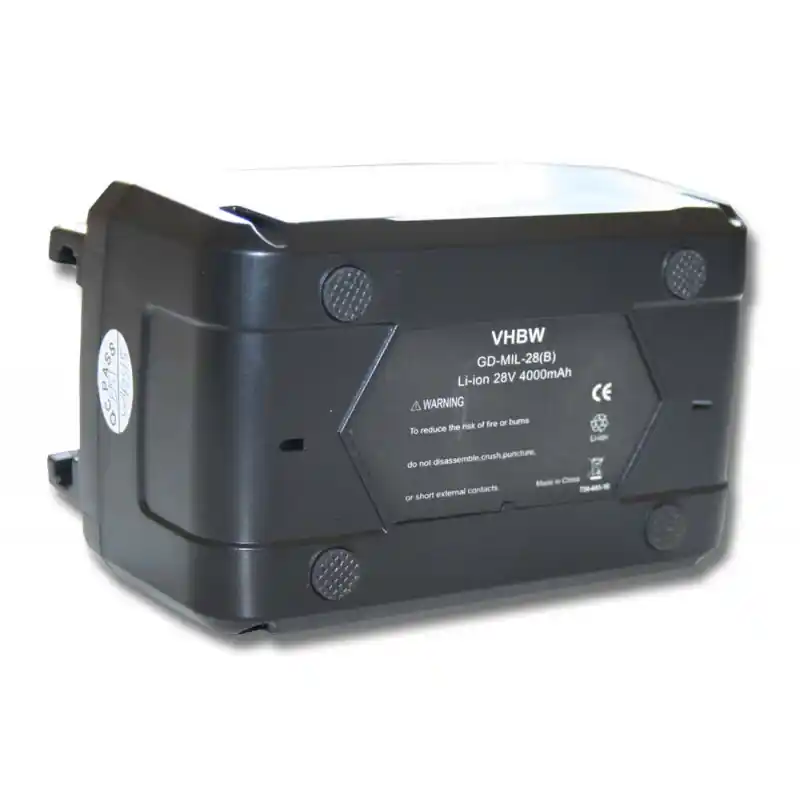 Batteria per AEG Milwaukee M28 BX / MC28, 28 V, 4.0 Ah