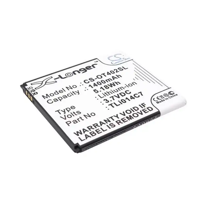 Batteria per Alcatel One Touch Pixi First / OT-4024, 1400 mAh
