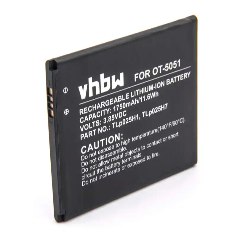 Batteria per Alcatel One Touch Pop 4 / OT-5051, 1750 mAh