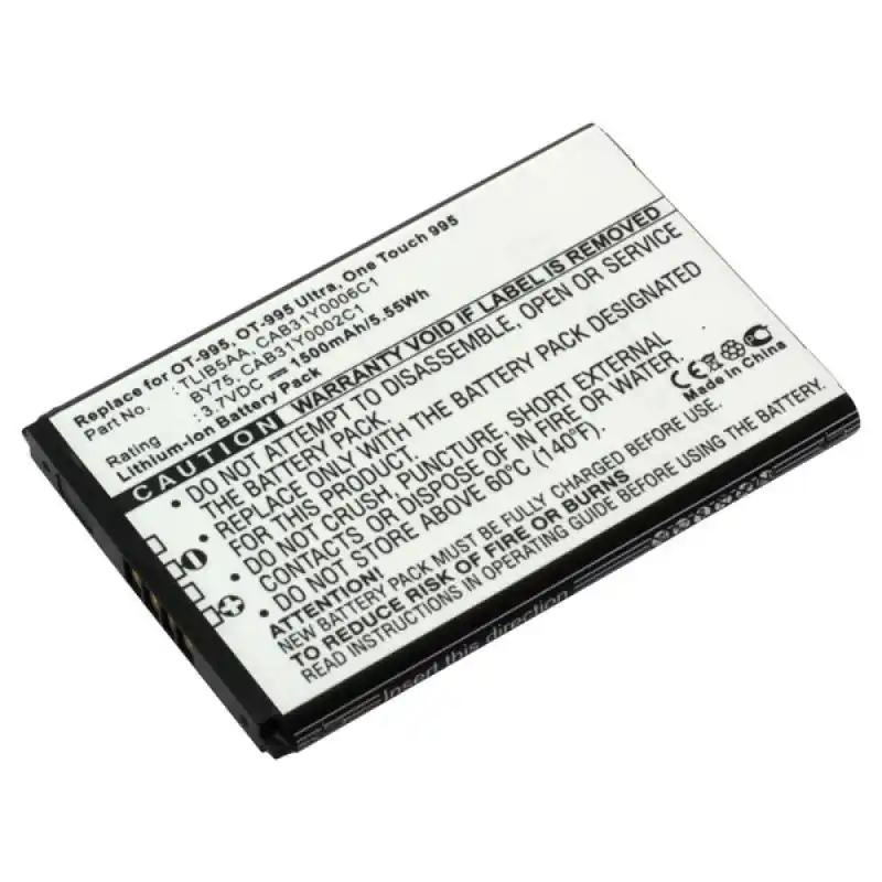 Batteria per Alcatel OT-995, 1500 mAh