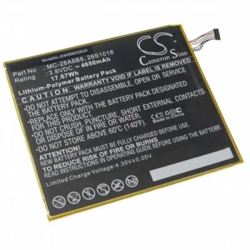 Batteria per Amazon Kindle Fire HD 8, 4650 mAh