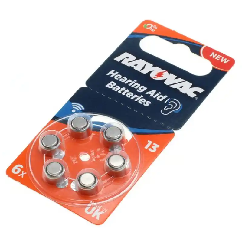 Batteria per apparecchi acustici Rayovac PR48 / HA13, 6 kos