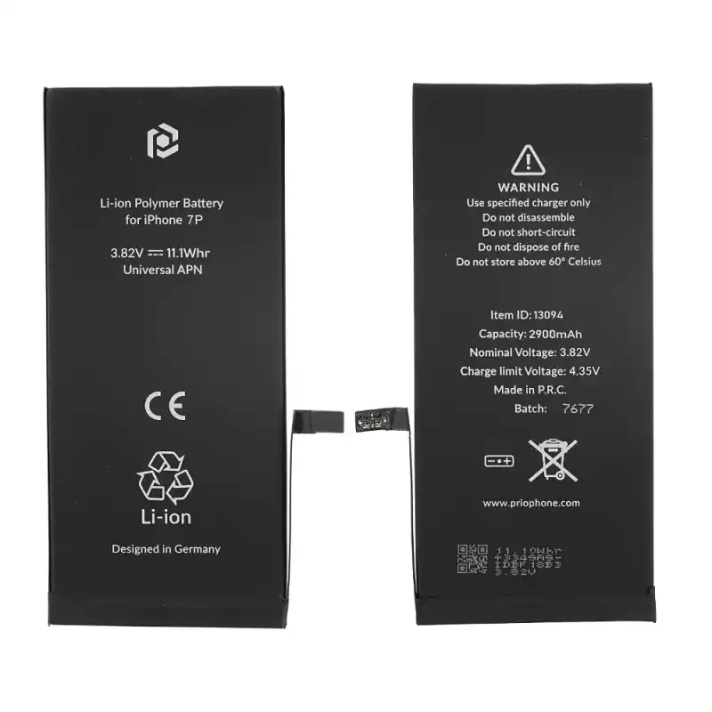 Batteria per Apple iPhone 7 Plus, 2900 mAh, con nastro adesivo