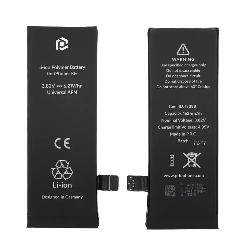 Batteria per Apple iPhone SE, 1624 mAh, con nastro adesivo