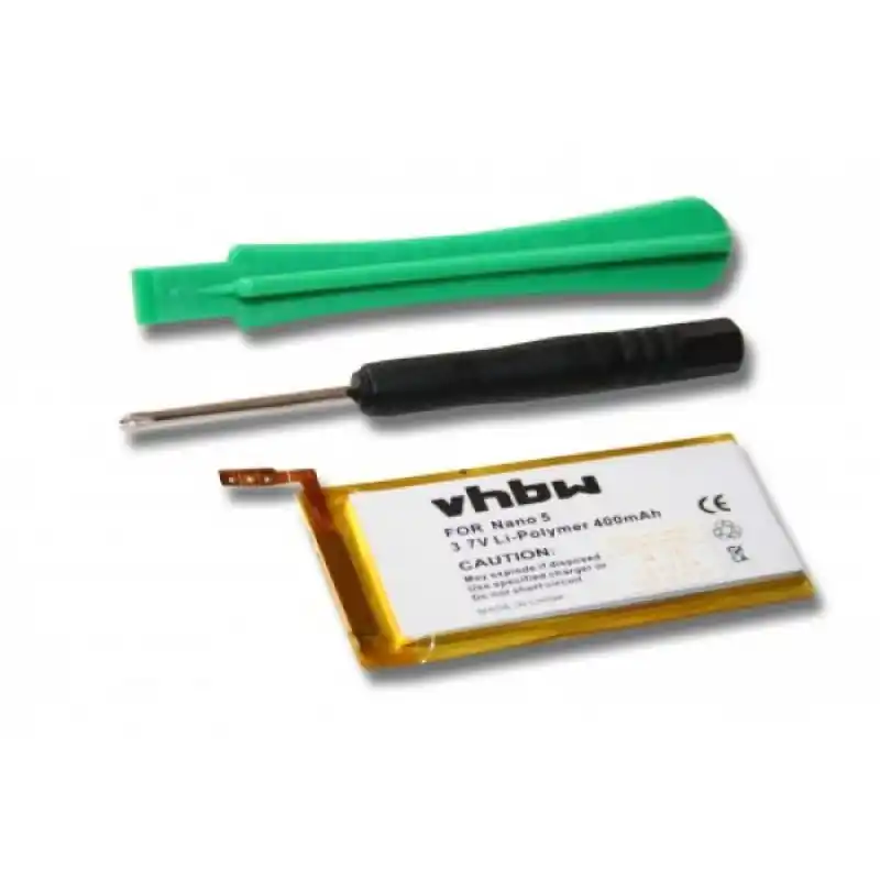 Batteria per Apple iPod Nano 5G, 400 mAh