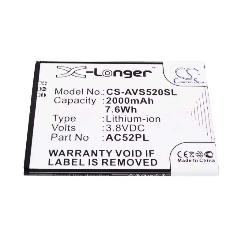 Batteria per Archos 52 Platinum, 2000 mAh