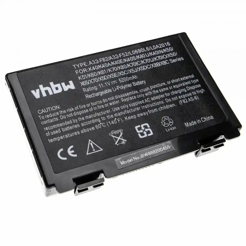 Batteria per Asus A32 / F52 per serie F / K / P / X / Pro, 5200 mAh