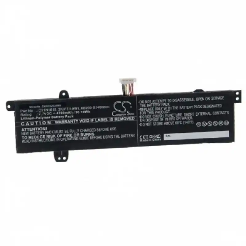 Batteria per Asus E402BA / F402BA / X402BA, C21N1618, 4700 mAh