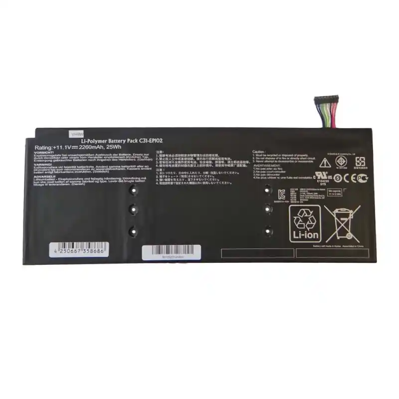 Batteria per Asus Eee Pad Slider EP102, 2250 mAh