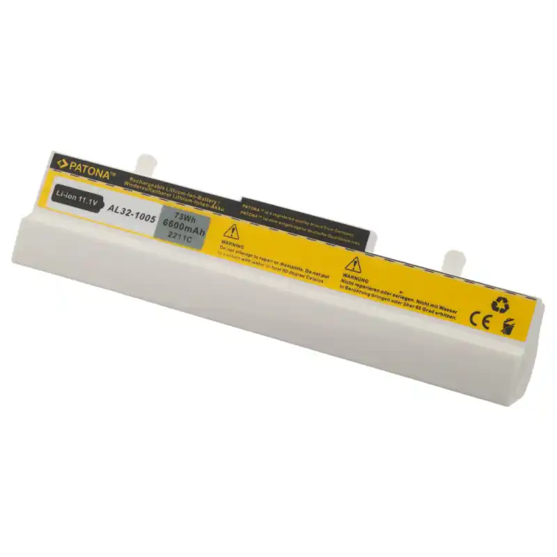 Batteria per Asus Eee PC 1001 / 1001H, bianca, 6600 mAh