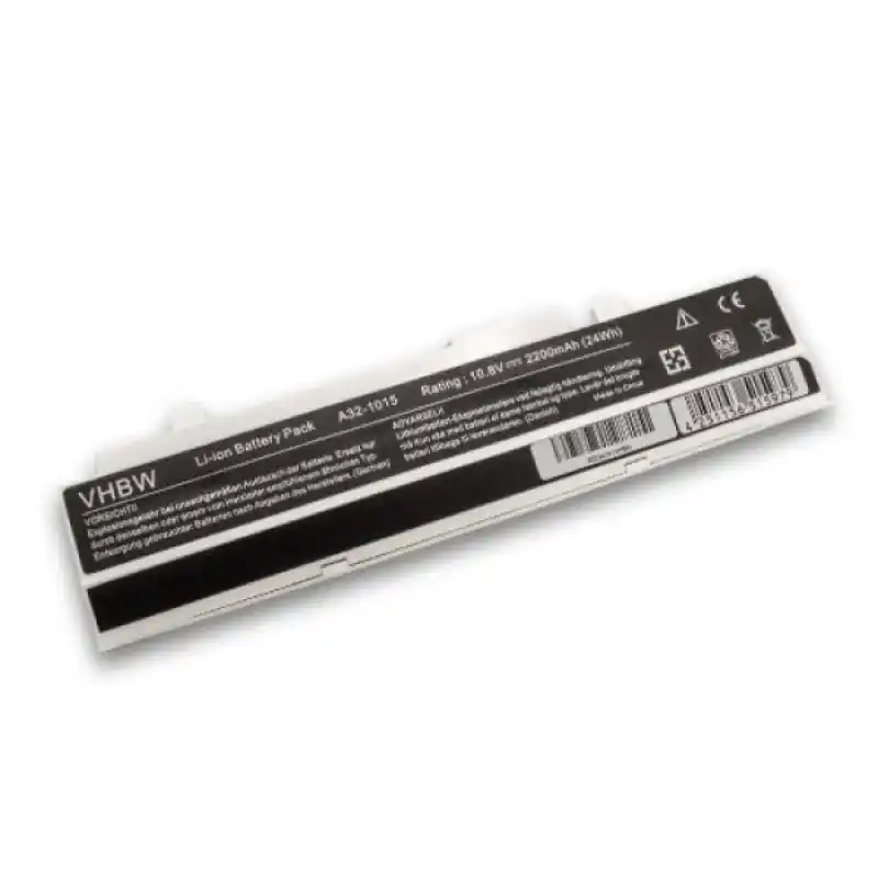 Batteria per Asus Eee PC 1011 / 1015 / 1016, bianca, 2200 mAh