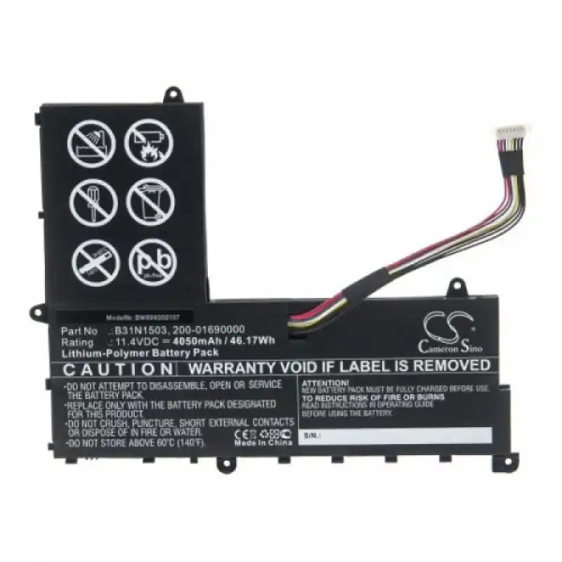 Batteria per Asus EeeBook E202SA, 4050 mAh