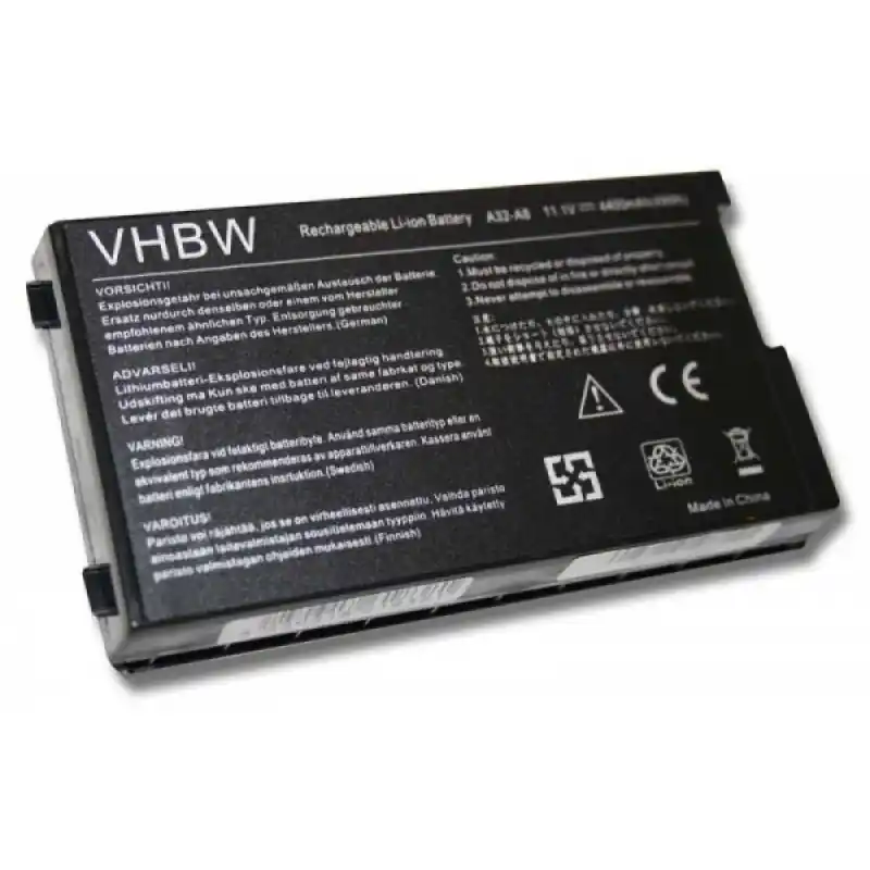 Batteria per Asus F80 / A8 / A8J / A8000 / F8, 4400 mAh