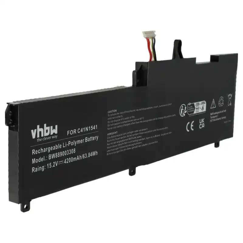 Batteria per Asus GL702 / GL702V / GL702VL, 4200 mAh
