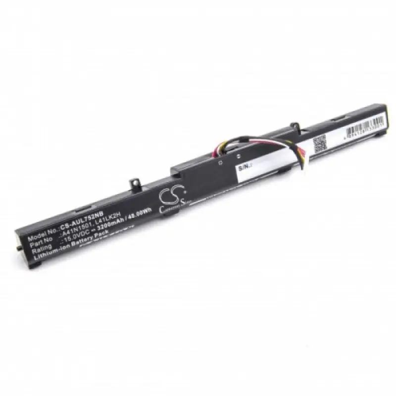 Batteria per Asus GL752 / N552 / N752, A41N1501, 3200 mAh
