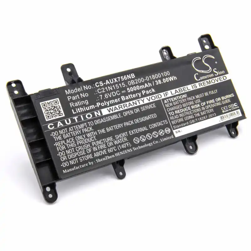Batteria per Asus K756 / X756 / P756 / R753, C21N1515, 5000 mAh