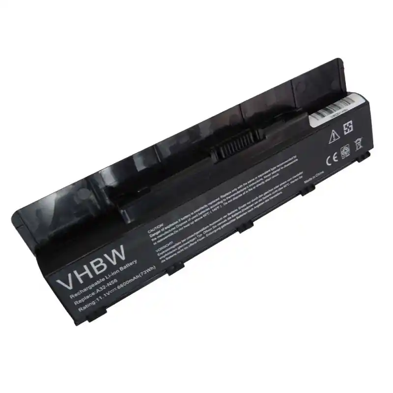 Batteria per Asus N46 / N56 / N76, 6600 mAh