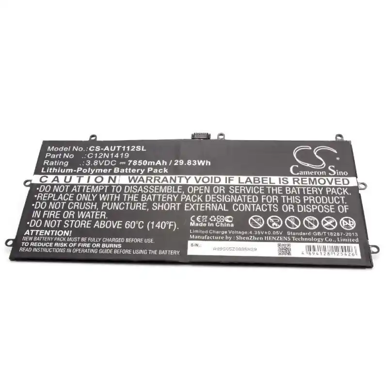 Batteria per Asus Transformer Book T100 Chi, C12N1419, 7850 mAh
