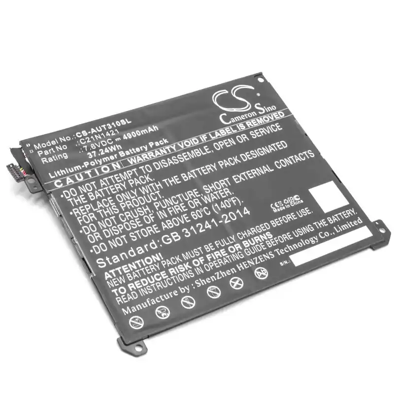 Batteria per Asus Transformer Book T300 Chi, C21N1421, 4900 mAh