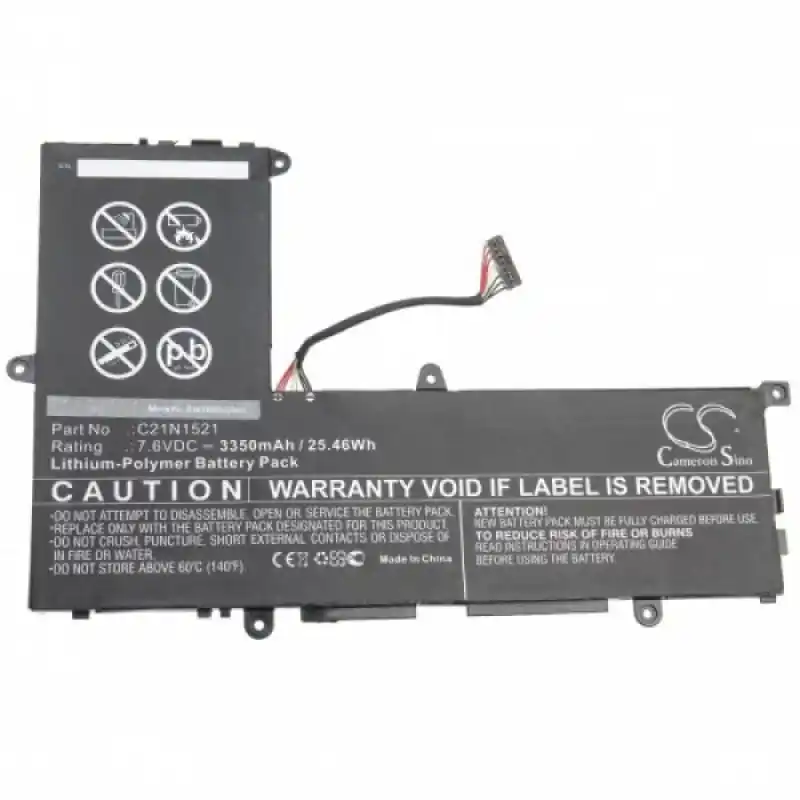 Batteria per Asus VivoBook E200HA / L200HA, C21N1521, 3350 mAh