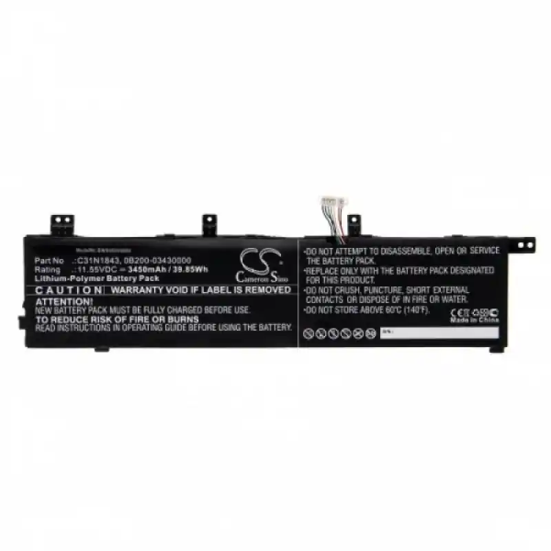 Batteria per Asus VivoBook S14 / S15, C31N1843, 3450 mAh