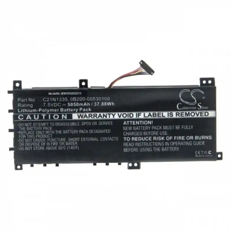 Batteria per Asus VivoBook S451, C21N1335, 5050 mAh