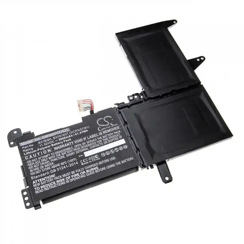 Batteria per Asus X510 / S510 / N580, 3600 mAh